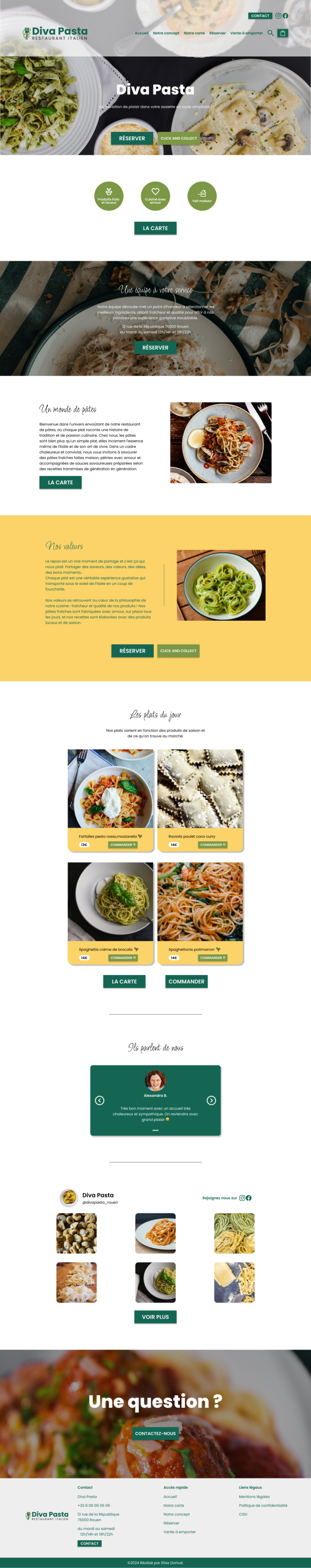 Lire la suite à propos de l’article Maquette « Diva Pasta »