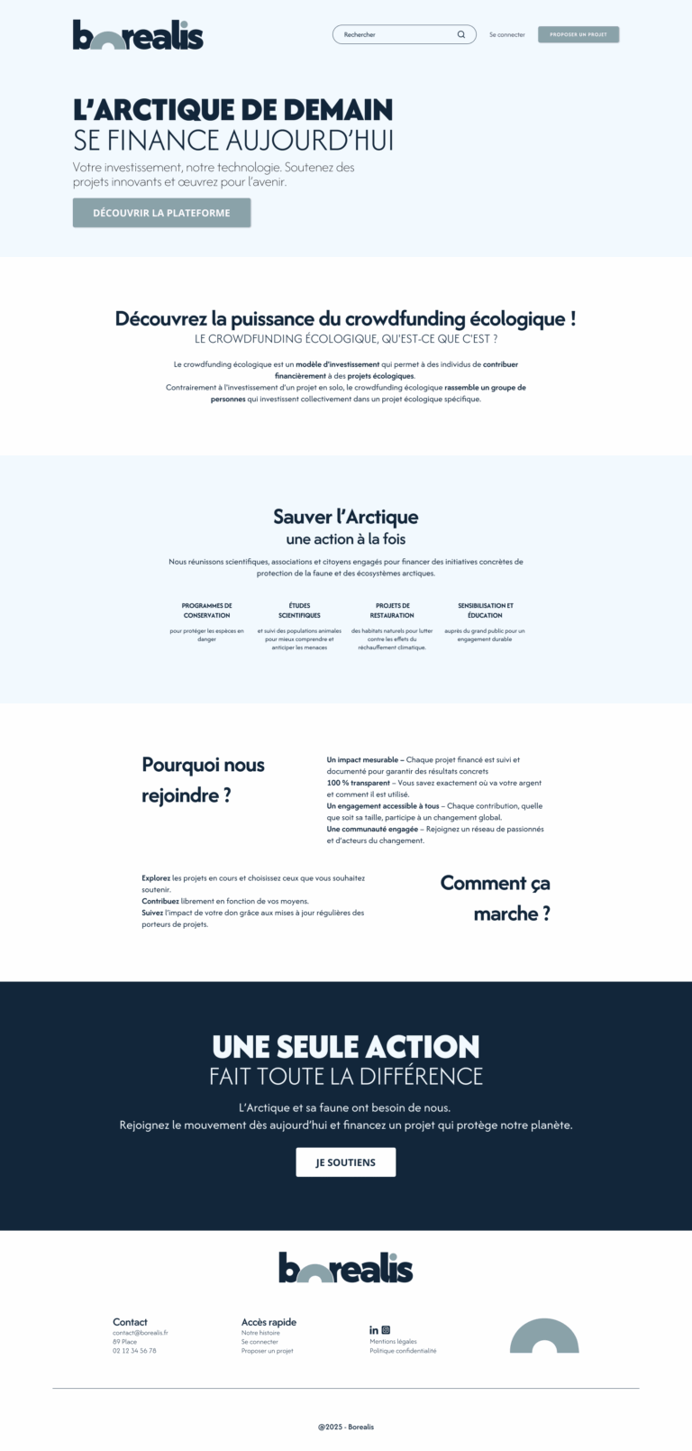 Lire la suite à propos de l’article Maquette fictive Borealis