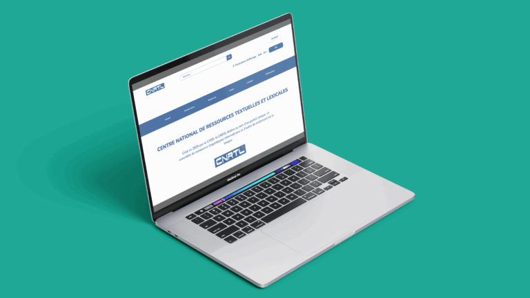 Lire la suite à propos de l’article Maquette de site « CNRTL »